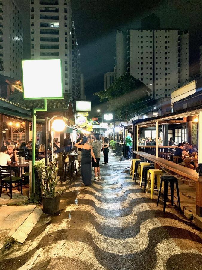 Pitangueiras Guarujá Apto com garagem Exterior foto